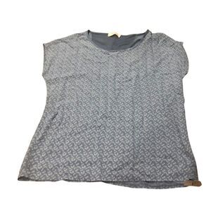 Farella Capri mixed media ditzy floral light weight blouse size S